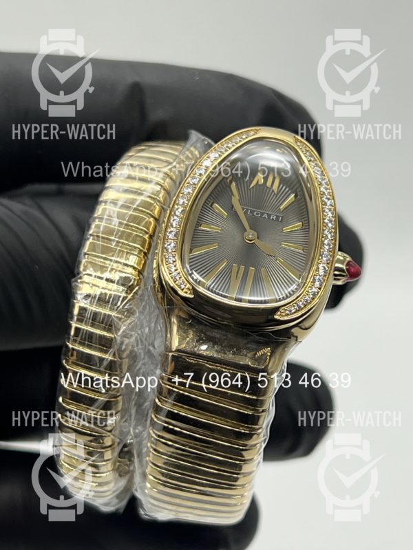 Фото 2 - Bvlgari Serpenti Tubogas 35mm Yellow Grey Art 11747