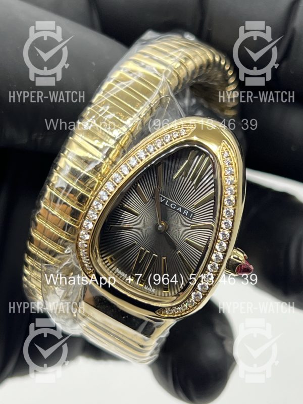 Фото 4 - Bvlgari Serpenti Tubogas 35mm Yellow Grey Art 11747