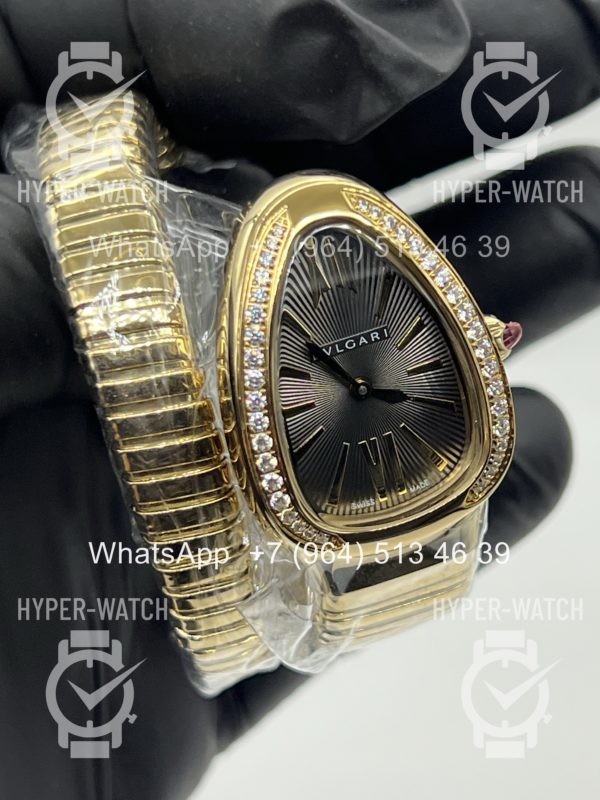 Фото 5 - Bvlgari Serpenti Tubogas 35mm Yellow Grey Art 11747