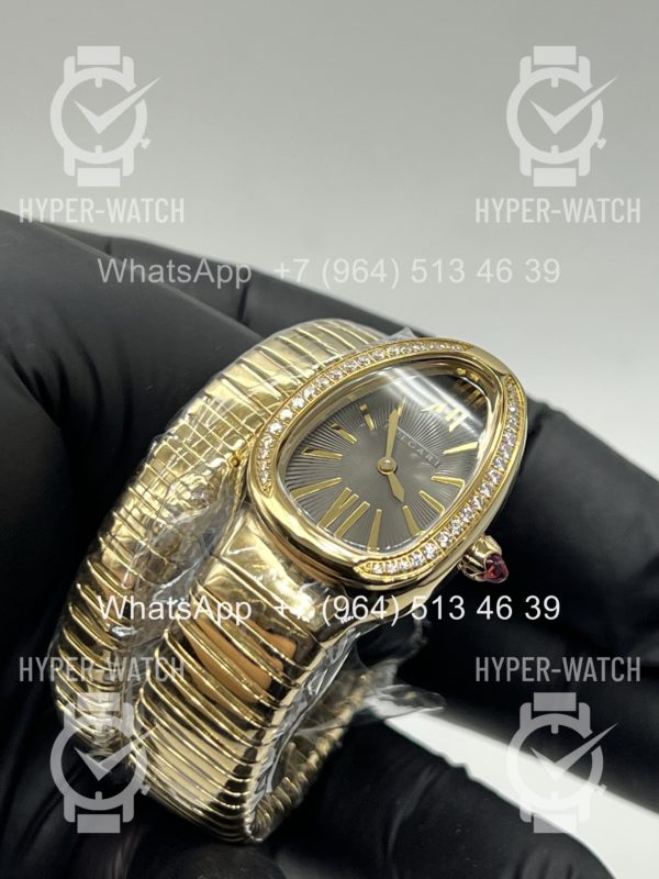 Фото 9 - Bvlgari Serpenti Tubogas 35mm Yellow Grey Art 11747