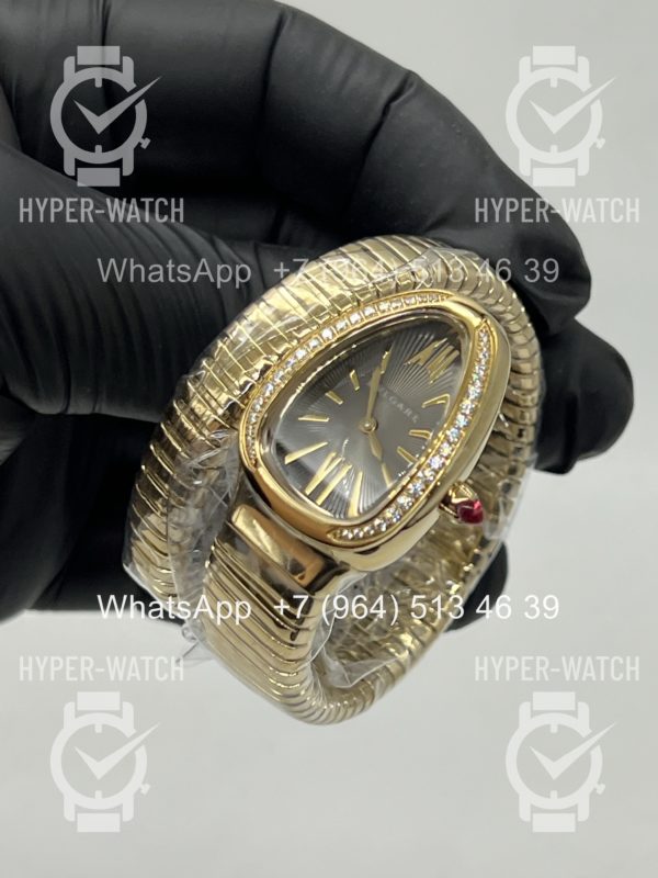 Фото 17 - Bvlgari Serpenti Tubogas 35mm Yellow Grey Art 11747
