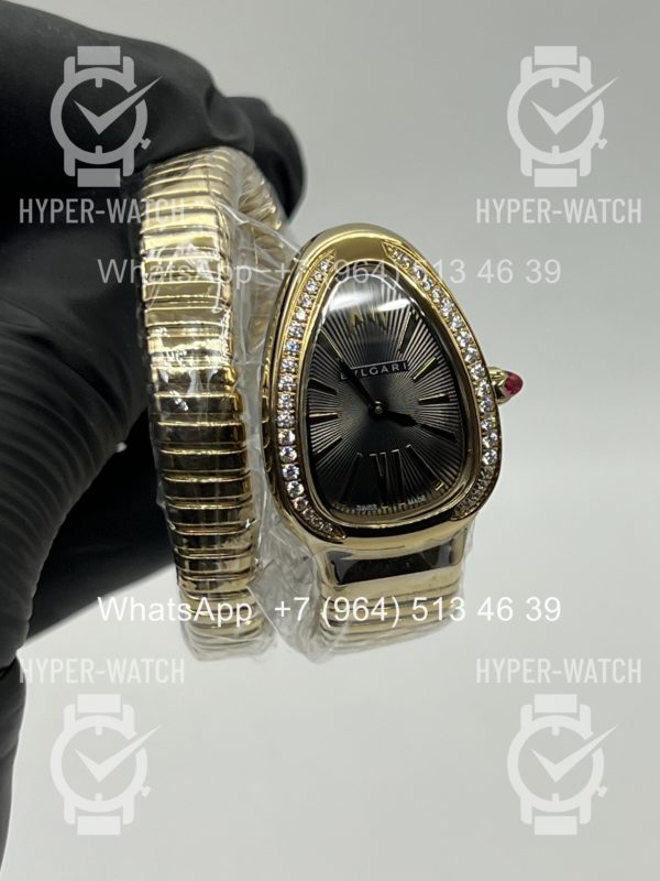 Фото 18 - Bvlgari Serpenti Tubogas 35mm Yellow Grey Art 11747