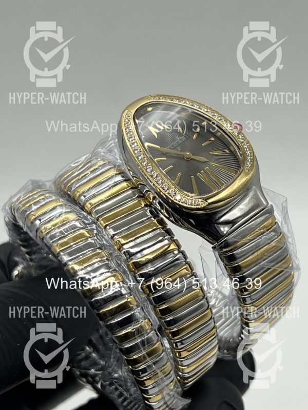 Фото 5 - Bvlgari Serpenti Tubogas 35mm Steel Grey Art 11746