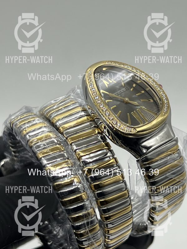 Фото 9 - Bvlgari Serpenti Tubogas 35mm Steel Grey Art 11746