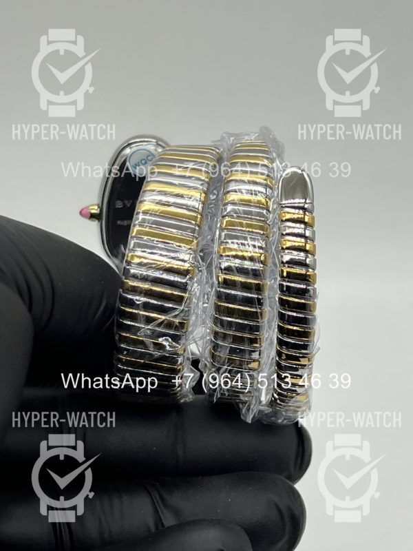 Фото 17 - Bvlgari Serpenti Tubogas 35mm Steel Grey Art 11746