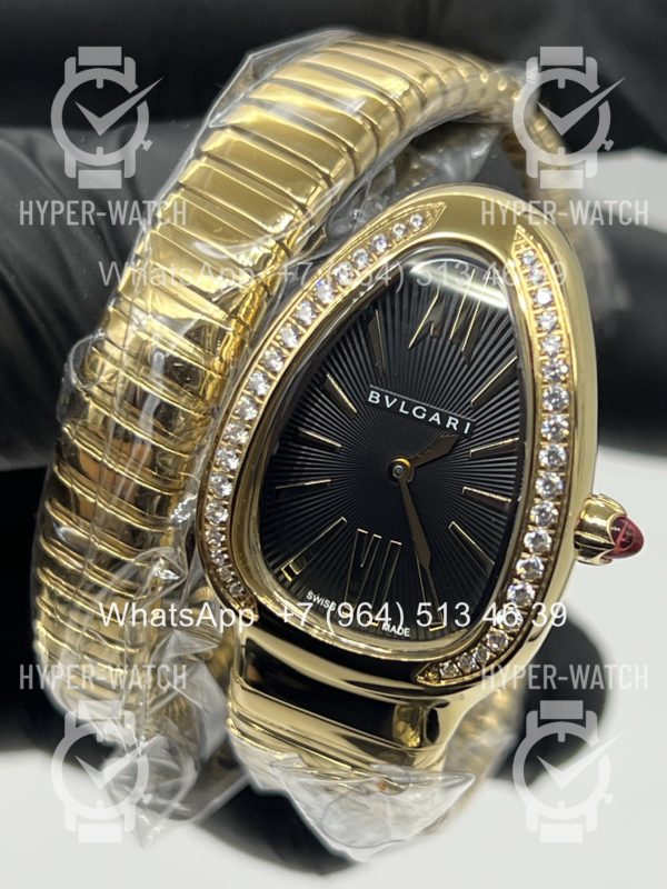 Фото 2 - Bvlgari Serpenti Tubogas 35mm Yellow Black Art 11748