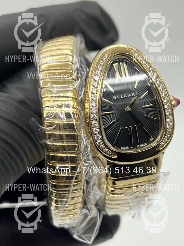 Фото 5 - Bvlgari Serpenti Tubogas 35mm Yellow Black Art 11748