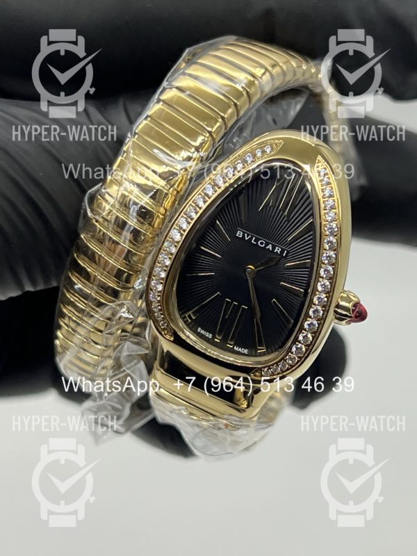 Фото 6 - Bvlgari Serpenti Tubogas 35mm Yellow Black Art 11748