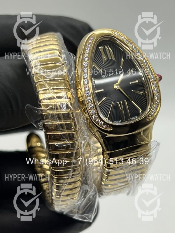 Фото 7 - Bvlgari Serpenti Tubogas 35mm Yellow Black Art 11748