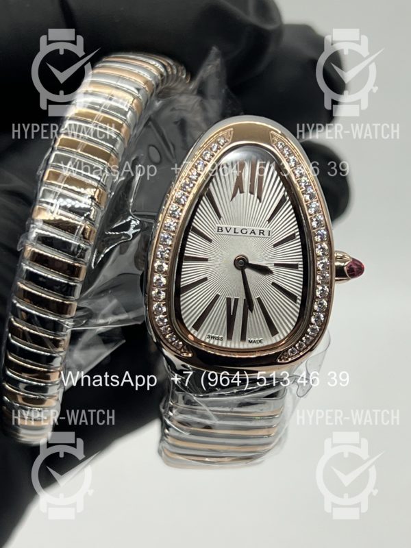 Фото 13 - Bvlgari Serpenti Tubogas 35mm 103822 Steel