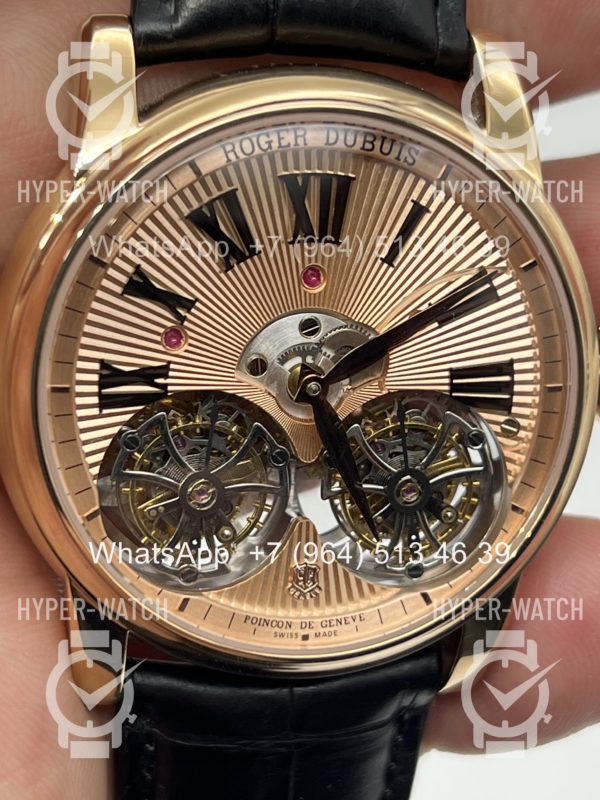 Товар Roger Dubuis Hommage Double Flying Tourbillon RDDBH0O562 Steel Фото 7 - Roger Dubuis Hommage Double Flying Tourbillon RDDBH0O562 Steel