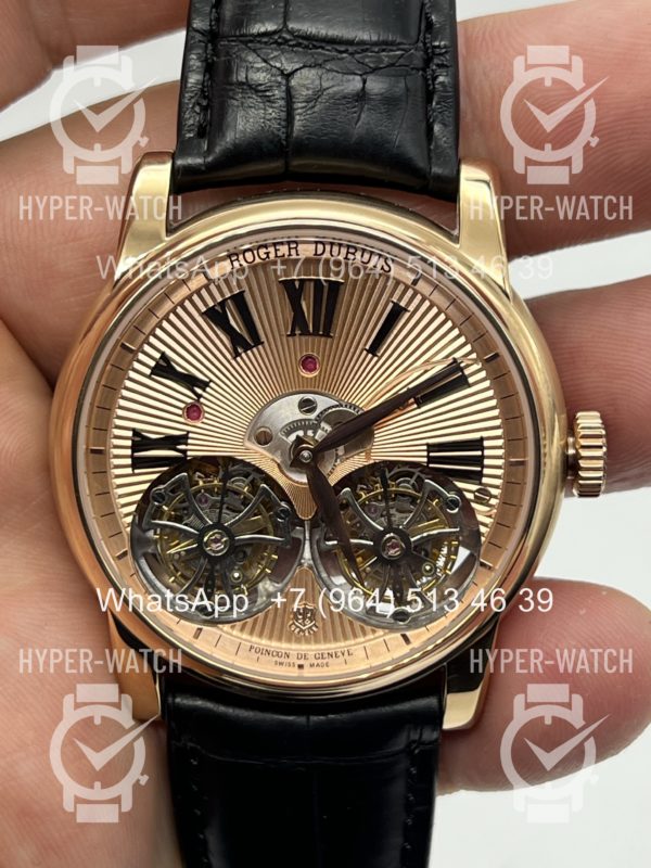 Товар Roger Dubuis Hommage Double Flying Tourbillon RDDBH0O562 Steel Фото 10 - Roger Dubuis Hommage Double Flying Tourbillon RDDBH0O562 Steel