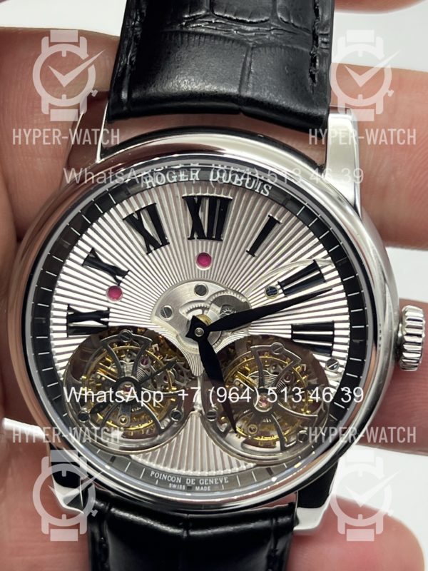 Товар Roger Dubuis Hommage Double Flying Tourbillon RDDBH0O56 Steel Фото 2 - Roger Dubuis Hommage Double Flying Tourbillon RDDBH0O56 Steel