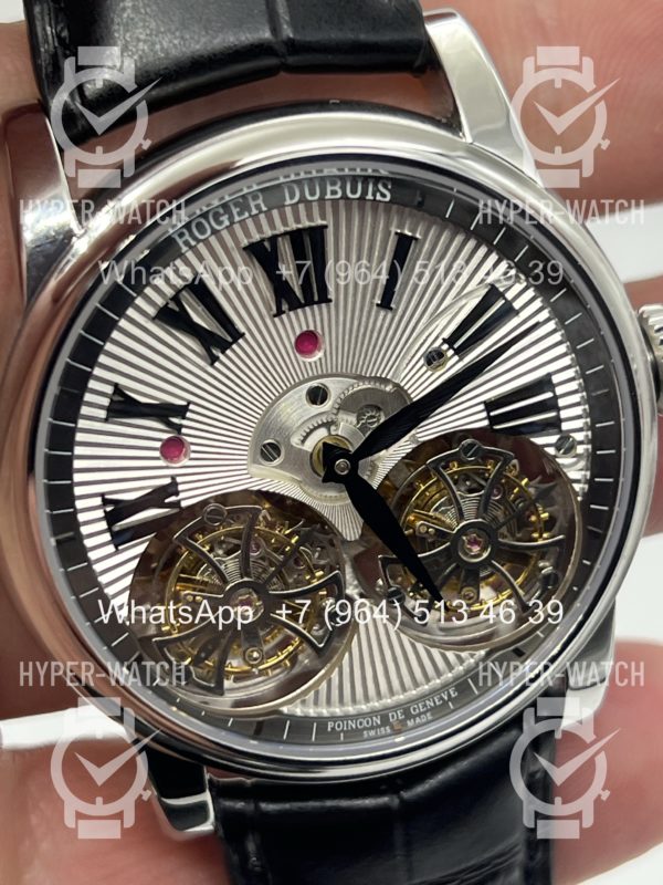 Товар Roger Dubuis Hommage Double Flying Tourbillon RDDBH0O56 Steel Фото 4 - Roger Dubuis Hommage Double Flying Tourbillon RDDBH0O56 Steel