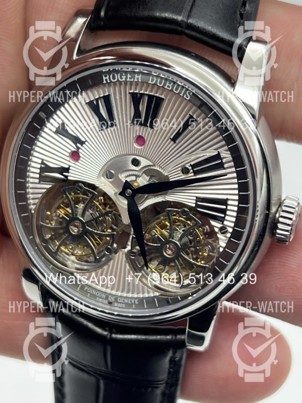 Товар Roger Dubuis Hommage Double Flying Tourbillon RDDBH0O56 Steel Фото 7 - Roger Dubuis Hommage Double Flying Tourbillon RDDBH0O56 Steel