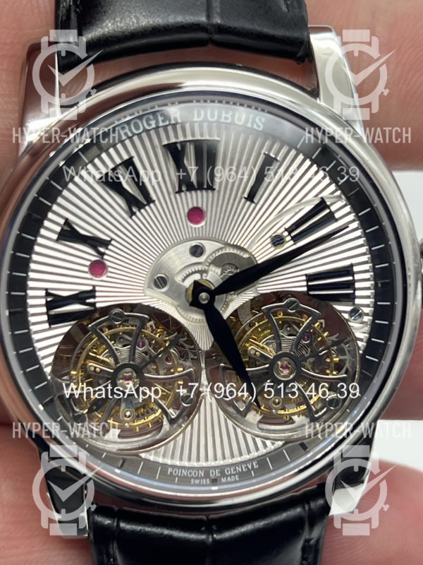 Товар Roger Dubuis Hommage Double Flying Tourbillon RDDBH0O56 Steel Фото 8 - Roger Dubuis Hommage Double Flying Tourbillon RDDBH0O56 Steel