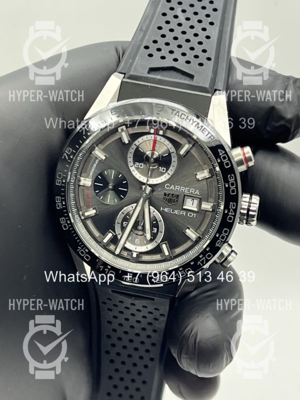 Фото 5 - TAG Heuer Carrera 43mm CAR201W.FT6095 Steel