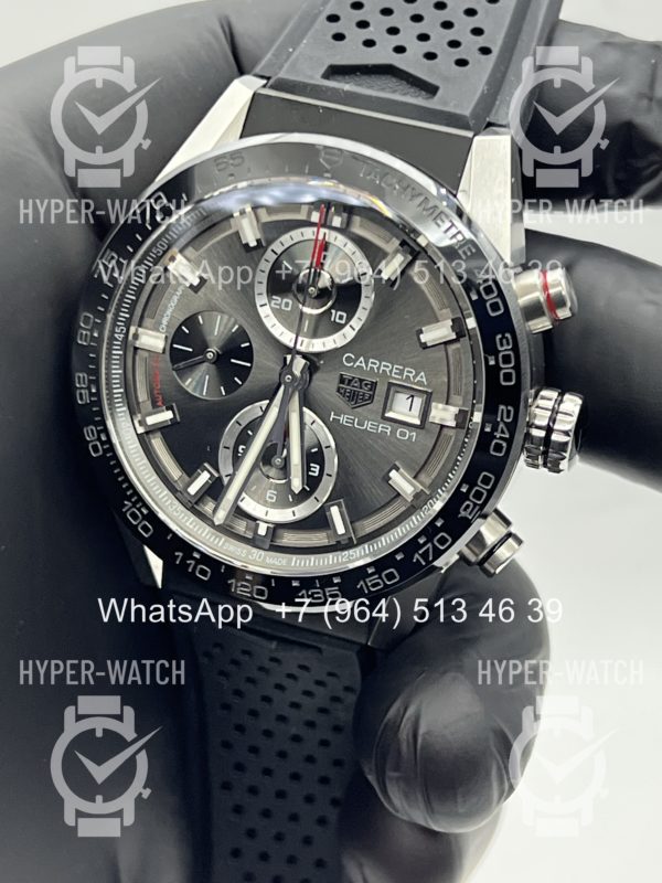 Фото 7 - TAG Heuer Carrera 43mm CAR201W.FT6095 Steel