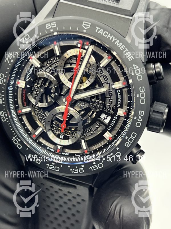 Товар TAG Heuer Carrera 43mm CAR2090.FT6088 Black Фото 2 - TAG Heuer Carrera 43mm CAR2090.FT6088 Black