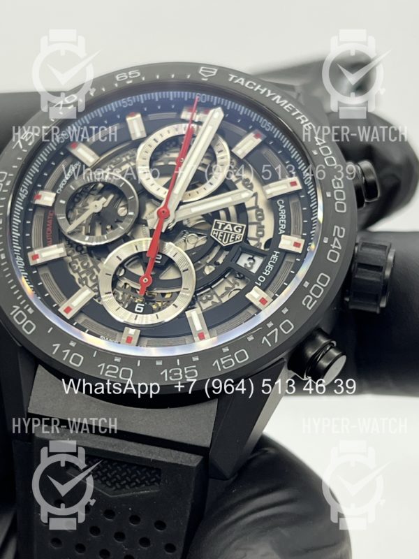 Товар TAG Heuer Carrera 43mm CAR2090.FT6088 Black Фото 4 - TAG Heuer Carrera 43mm CAR2090.FT6088 Black