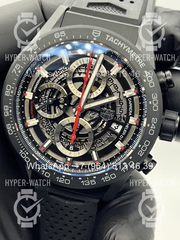 Товар TAG Heuer Carrera 43mm CAR2090.FT6088 Black Фото 5 - TAG Heuer Carrera 43mm CAR2090.FT6088 Black