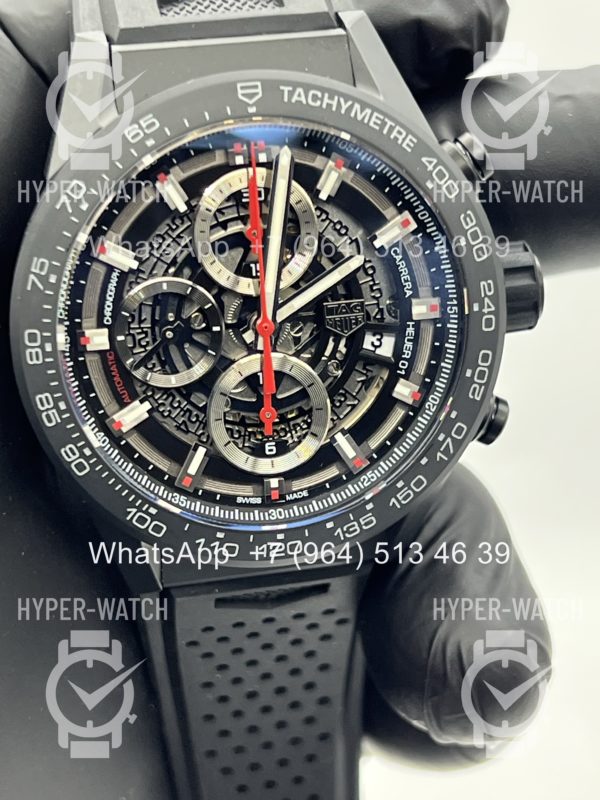 Товар TAG Heuer Carrera 43mm CAR2090.FT6088 Black Фото 6 - TAG Heuer Carrera 43mm CAR2090.FT6088 Black