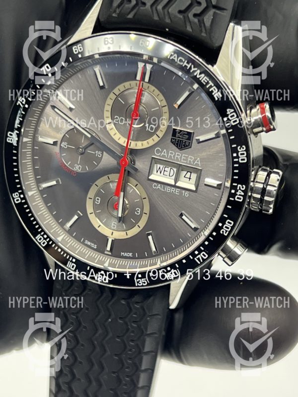Фото 3 - TAG Heuer Carrera 43mm CV2A1M.FT6033 Steel