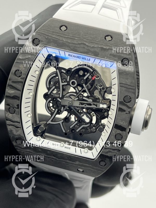 Фото 3 - Richard Mille RM 055 Carbon Black White Art 12187