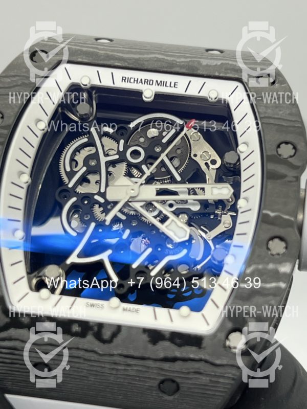 Фото 6 - Richard Mille RM 055 Carbon Black White Art 12187