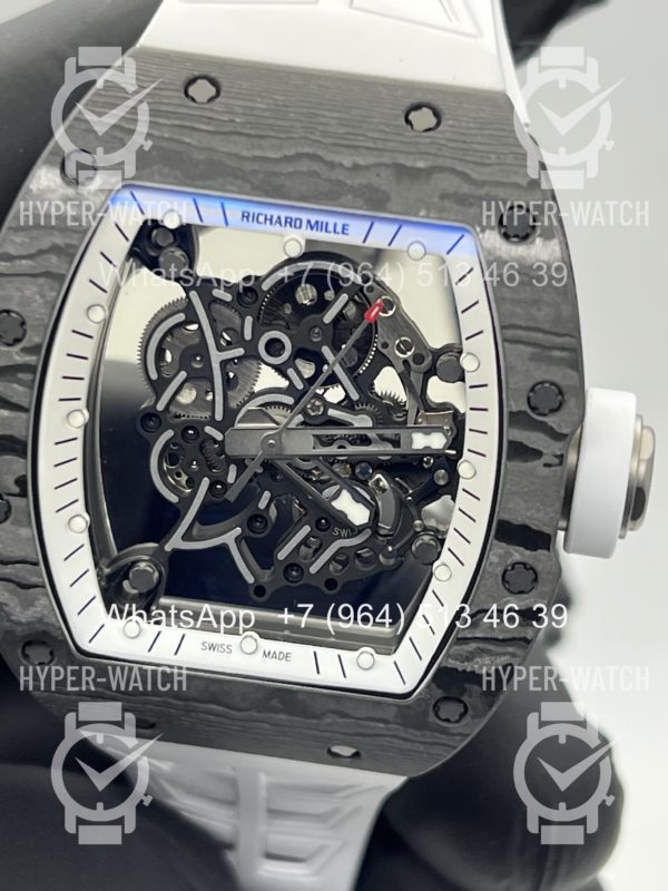 Фото 7 - Richard Mille RM 055 Carbon Black White Art 12187