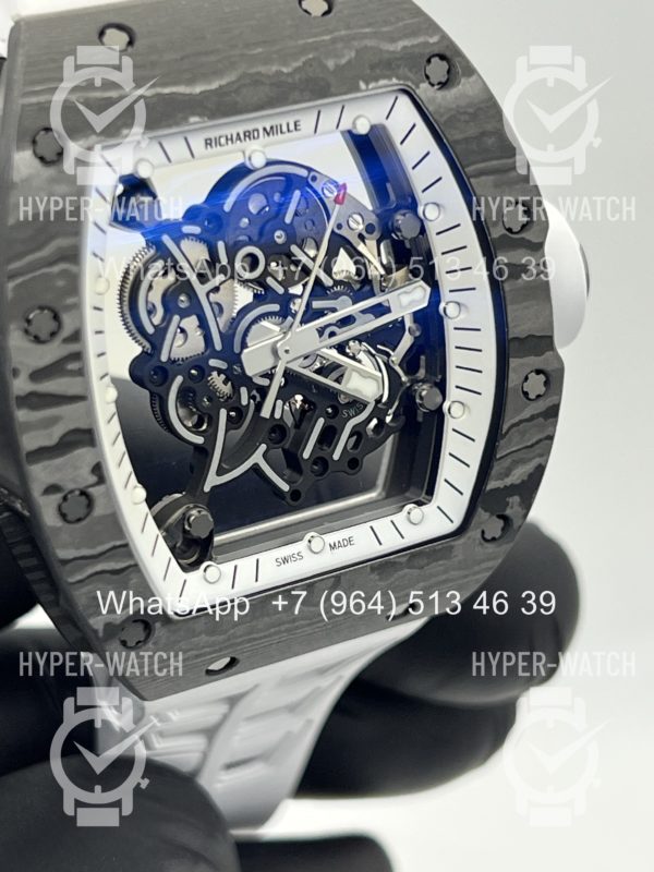 Фото 9 - Richard Mille RM 055 Carbon Black White Art 12187