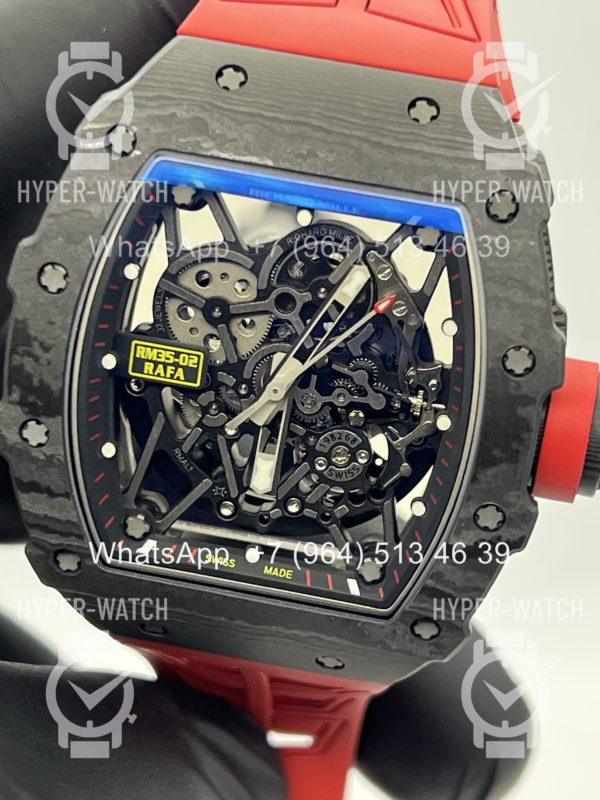 Фото 2 - Richard Mille RM 035-02 Rafa Carbon Black Red V3 Art 12188
