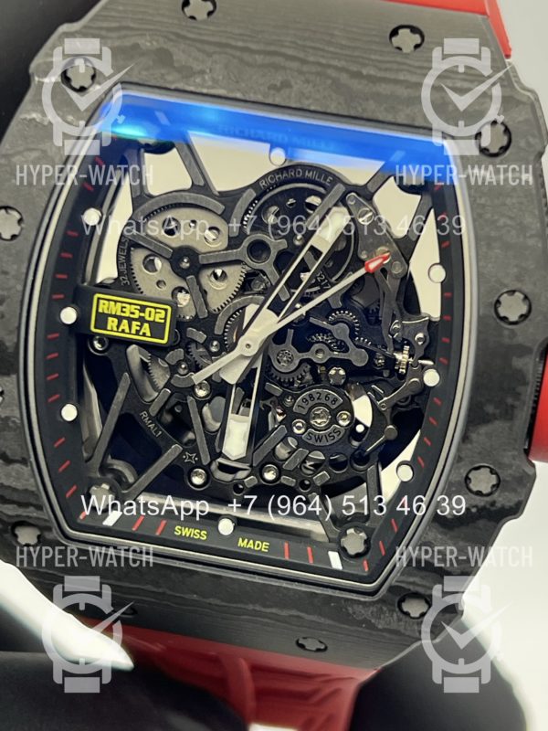 Фото 3 - Richard Mille RM 035-02 Rafa Carbon Black Red V3 Art 12188