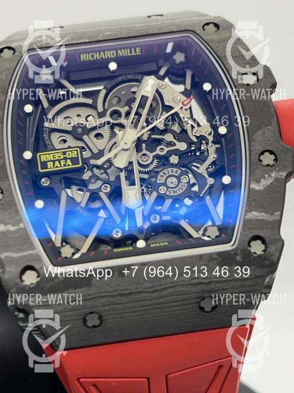 Фото 5 - Richard Mille RM 035-02 Rafa Carbon Black Red V3 Art 12188