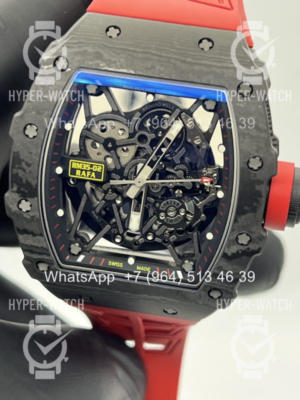 Фото 8 - Richard Mille RM 035-02 Rafa Carbon Black Red V3 Art 12188