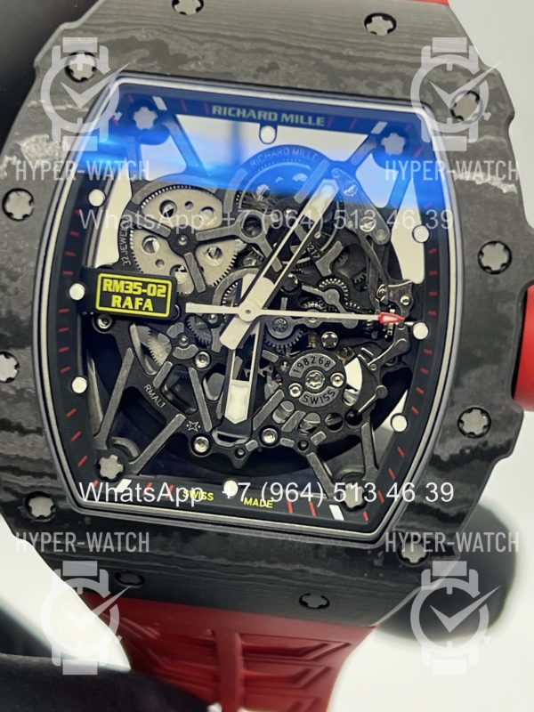 Фото 9 - Richard Mille RM 035-02 Rafa Carbon Black Red V3 Art 12188