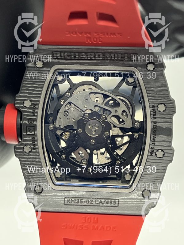 Фото 16 - Richard Mille RM 035-02 Rafa Carbon Black Red V3 Art 12188
