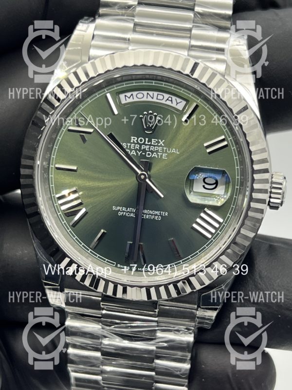 Фото 6 - Rolex Day-Date 40mm 228239-0033 Steel Green