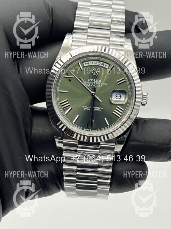 Фото 9 - Rolex Day-Date 40mm 228239-0033 Steel Green