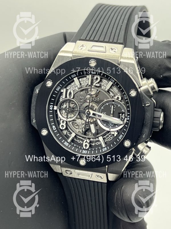 Фото 9 - Hublot Big Bang Unico 42mm 421.NM.1170.RX Black Steel