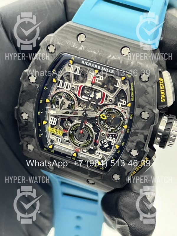Товар Richard Mille RM 011-03 Black Blue Фото 2 - Richard Mille RM 011-03 Black Blue