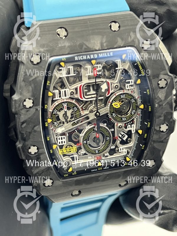 Товар Richard Mille RM 011-03 Black Blue Фото 4 - Richard Mille RM 011-03 Black Blue