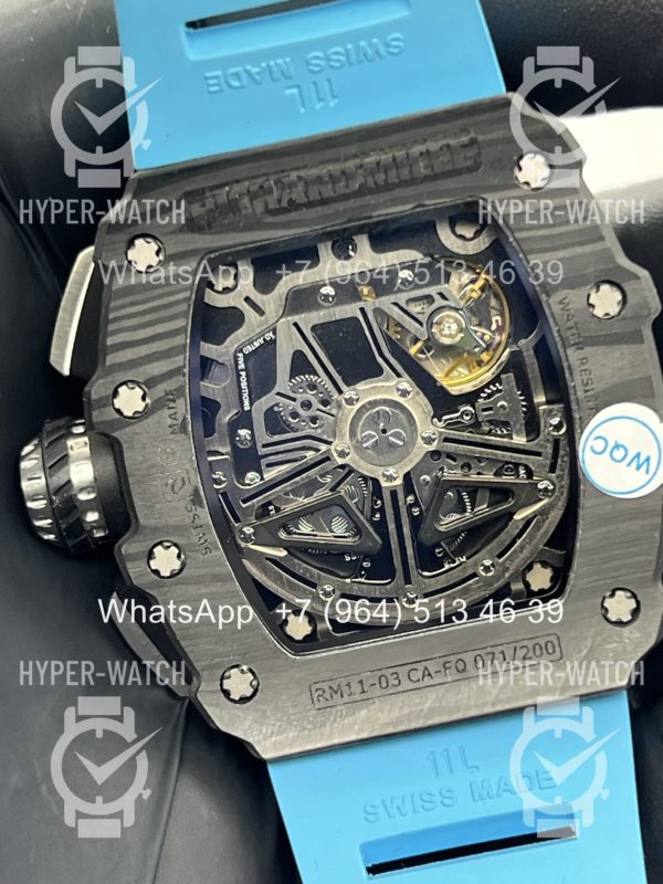 Товар Richard Mille RM 011-03 Black Blue Фото 13 - Richard Mille RM 011-03 Black Blue