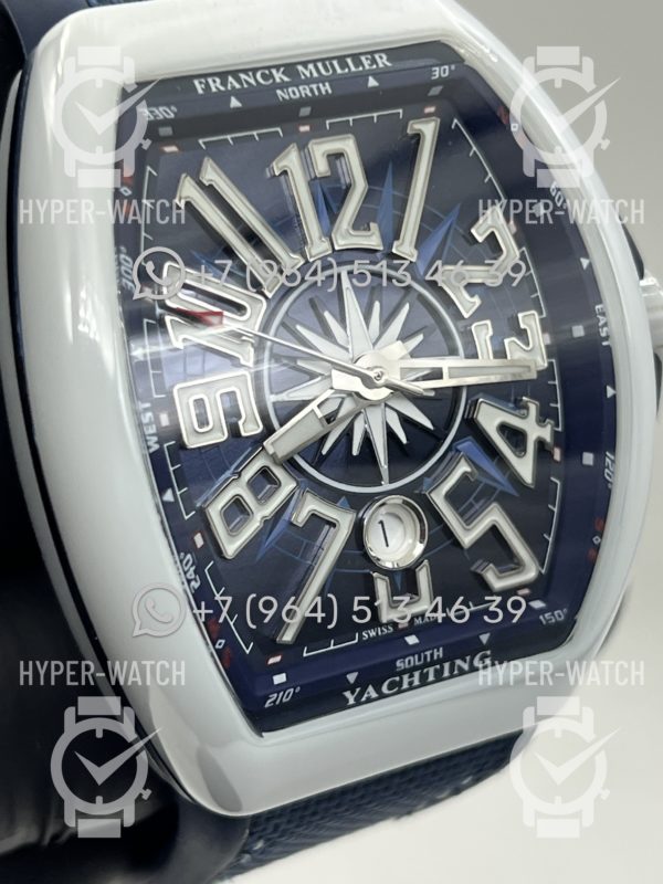 Фото 3 - Franck Muller Vanguard Yachting V45 SC DT Blue