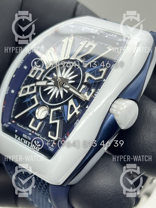 Фото 6 - Franck Muller Vanguard Yachting V45 SC DT Blue