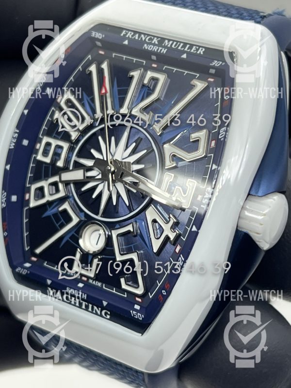 Фото 7 - Franck Muller Vanguard Yachting V45 SC DT Blue