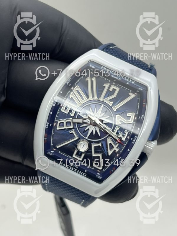 Фото 11 - Franck Muller Vanguard Yachting V45 SC DT Blue