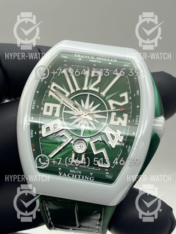 Фото 9 - Franck Muller Vanguard Yachting V45 SC DT Green