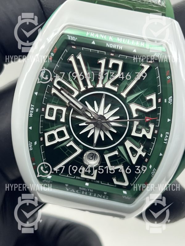 Фото 12 - Franck Muller Vanguard Yachting V45 SC DT Green