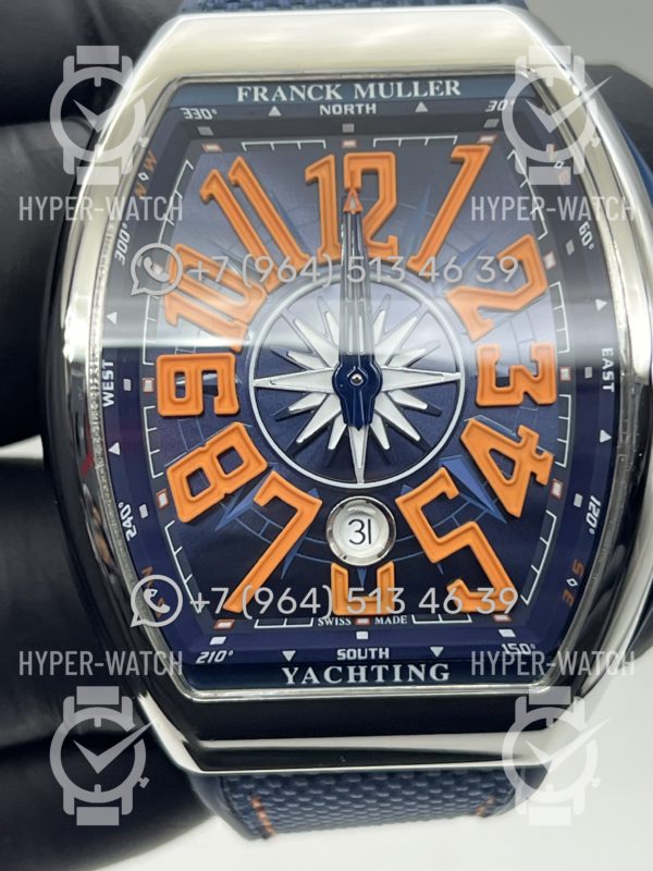 Фото 9 - Franck Muller Vanguard Yachting V45 SC DT Steel